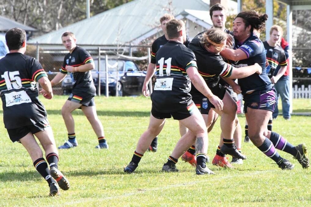 The Storm were undermanned against the top-of-the-table Panthers. Photo: Phil Benson