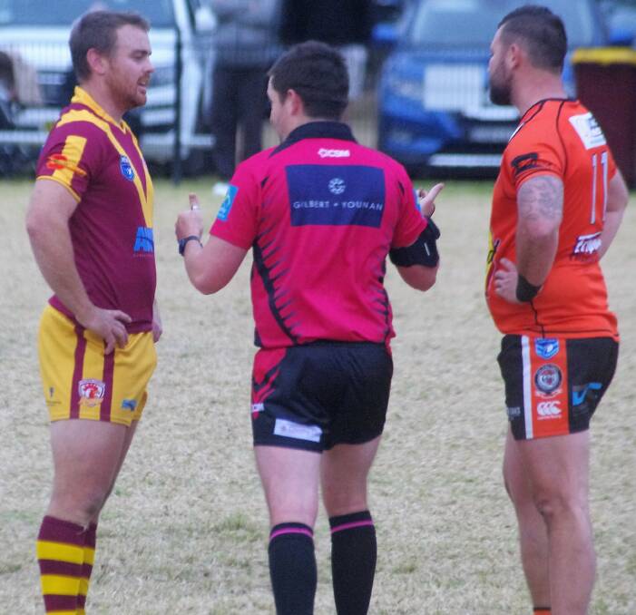 It was an ill-tempered affair at Thirlmere Sportsground. Photo: Mike Shean