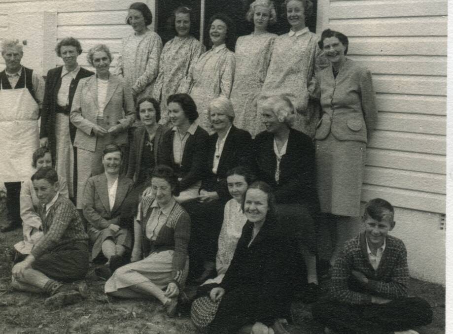 Winifred West (middle row, third from left) with the first cohort of creators. Photo: Olive Cotton