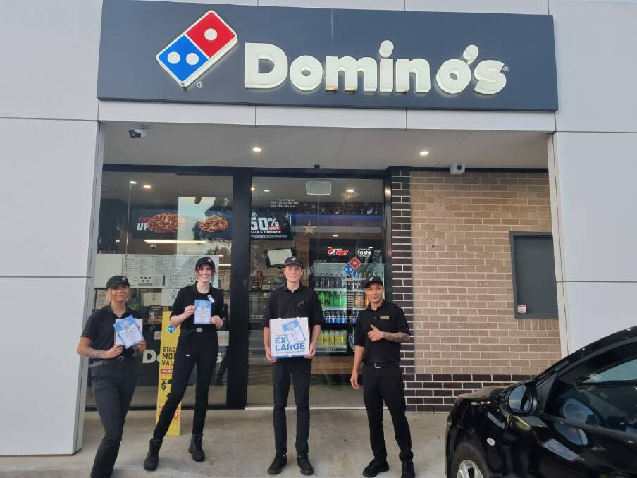 Domino's Moss Vale will donate $1 from every pizza sold on Saturday. Photo: supplied