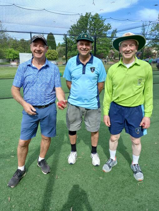 L to R: Pete Jensen (club captain), David Wells (president) and Grant Lewis (secretary). Picture: SHCC