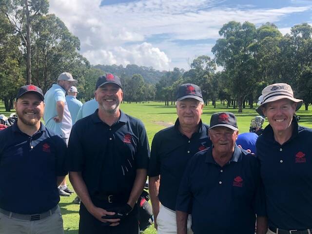 C Pennants team from L to R :Team Captain Zeb Dubokovich-Lucia, Neal Cameron, Howard McMillan, John Keane & Jason Simpson. Picture: supplied