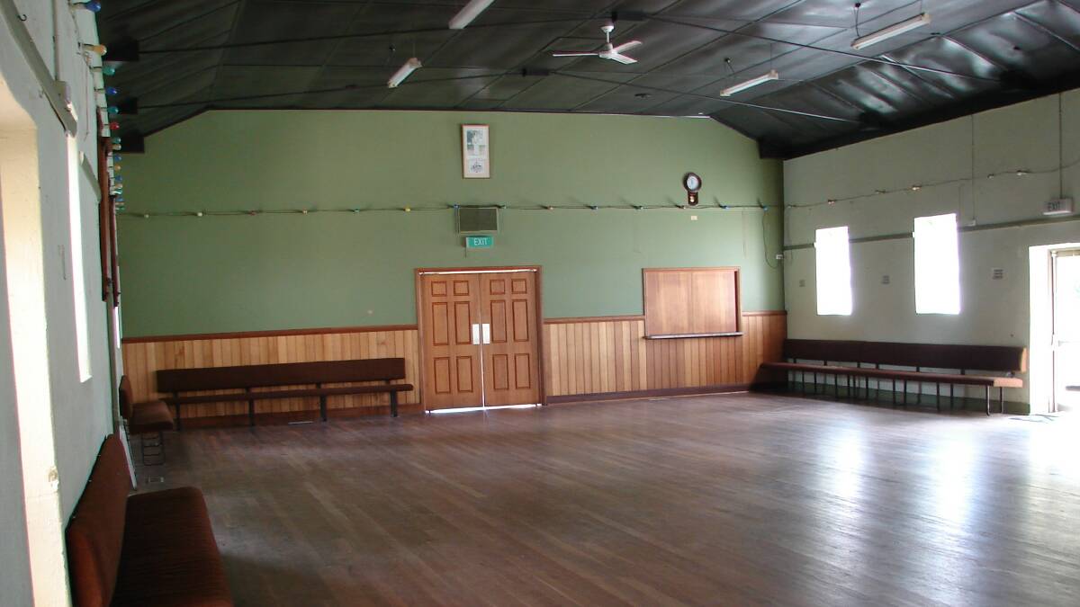 Inside the hall. Picture: supplied