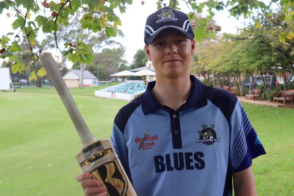 16 year old Willoughby Watson is officially the best batter in Highlands Cricket first grade. Picture: supplied