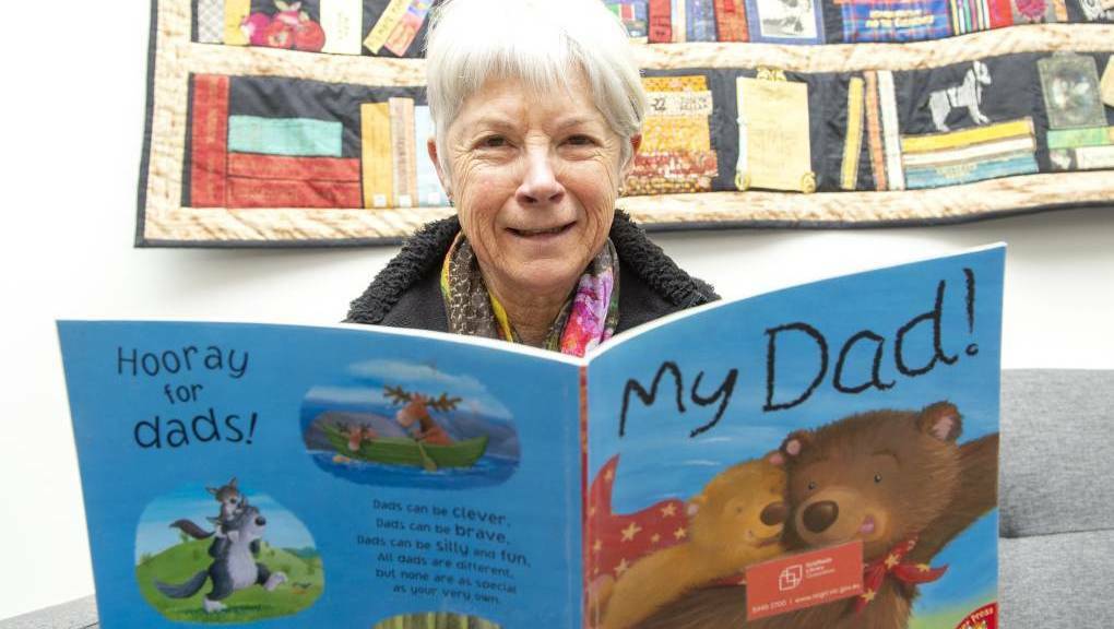 Read-along program: Friends of Castlemaine Library's Denise Jepson is part of a program keeping prison inmates connected with loved ones. Picture: DARREN HOWE