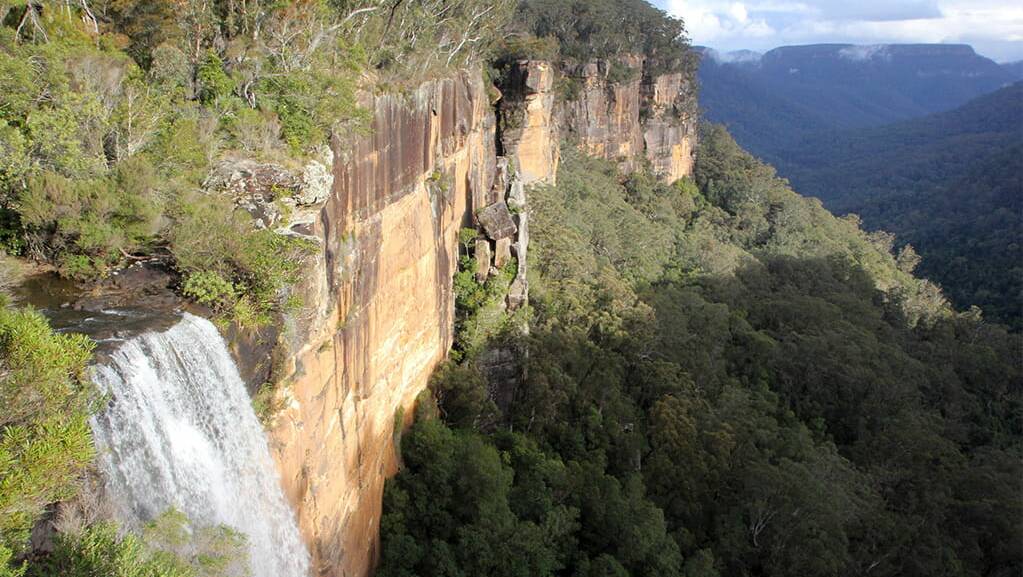 Wheelchair access: Fitzroy Falls lookout is located just 150 metres from the visitor centre along an elevated walkway and the view you will find is spectacular. Picture: National Parks & Wildlife Service/Geoffrey Saunders 
