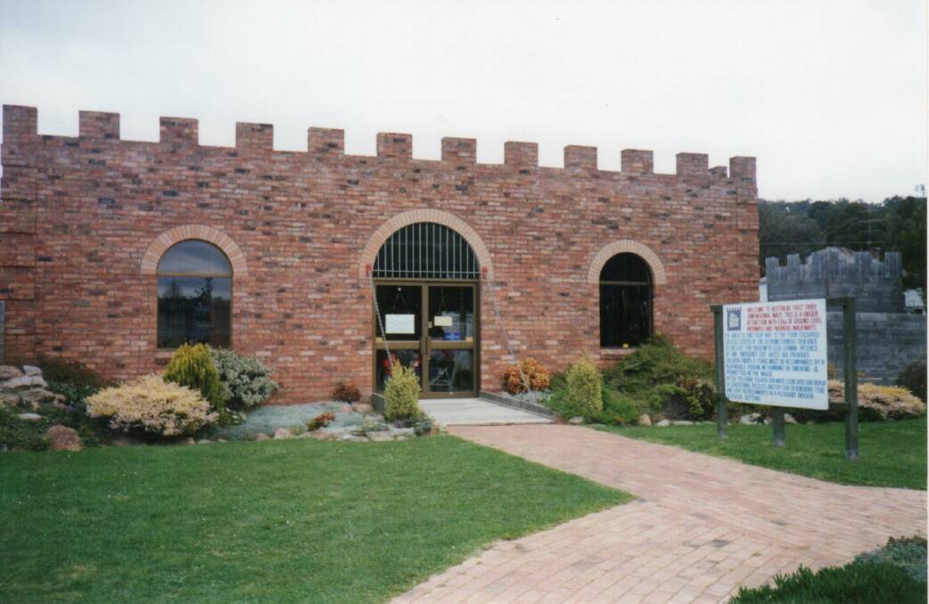The Castle Maze was designed and built by Ian Mackey and his business partner David McLaren. Photo: Supplied.