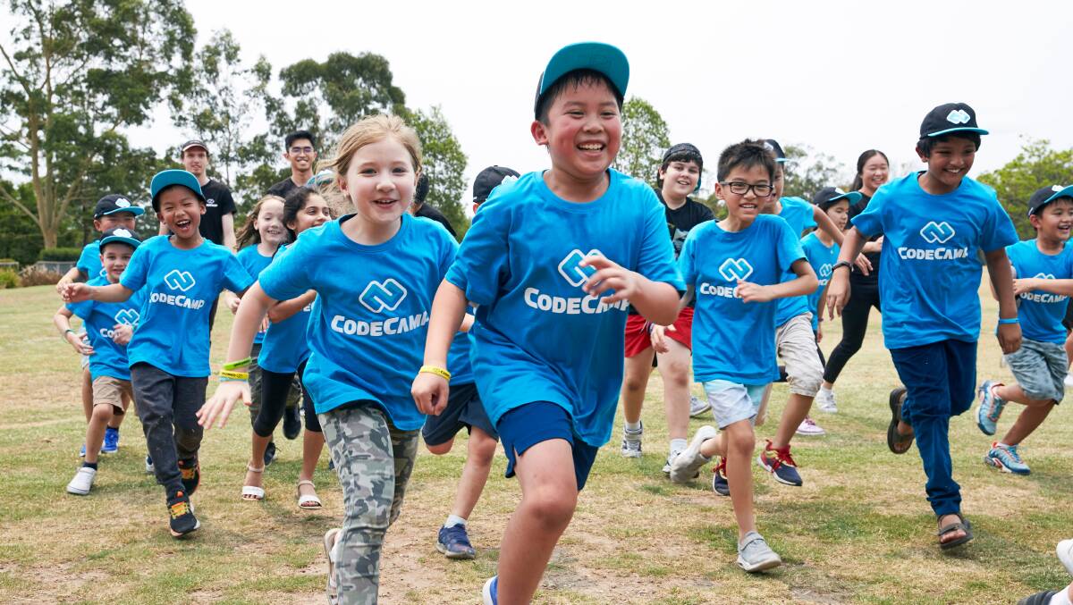 Kids who don't have access to Code Camps in-person two to three-day metro camps can still enjoy a wide range of online programs. Photo: Supplied.