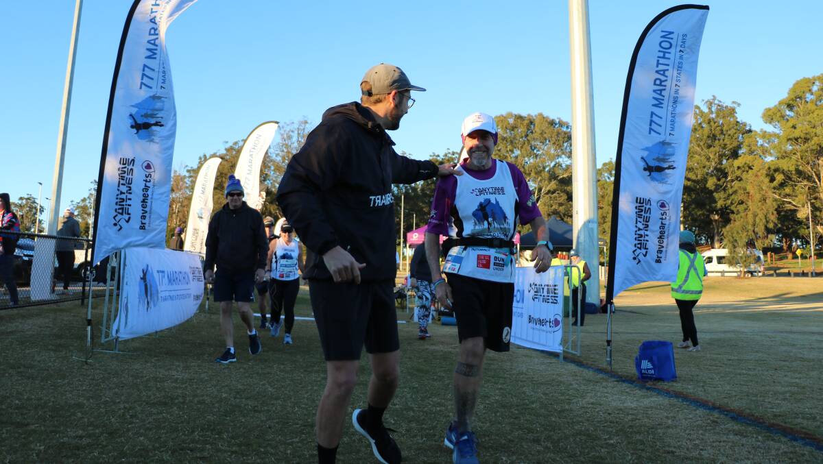 Chris will have completed 300 marathons by the time he reaches the Adelaide leg of the Bravehearts 777 Marathon in June 2022. 