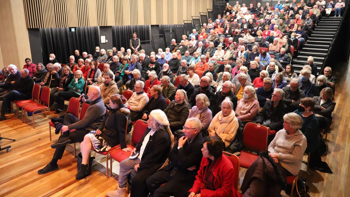 The Voice to Parliament forum held at the Bowral Memorial Hall on Thursday, July 20. Picture supplied.