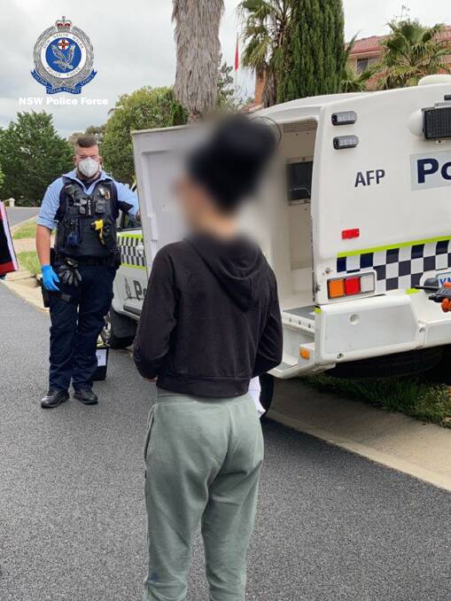 Strike Force Varga arrests made in Canberra. Photos, video: NSW Police