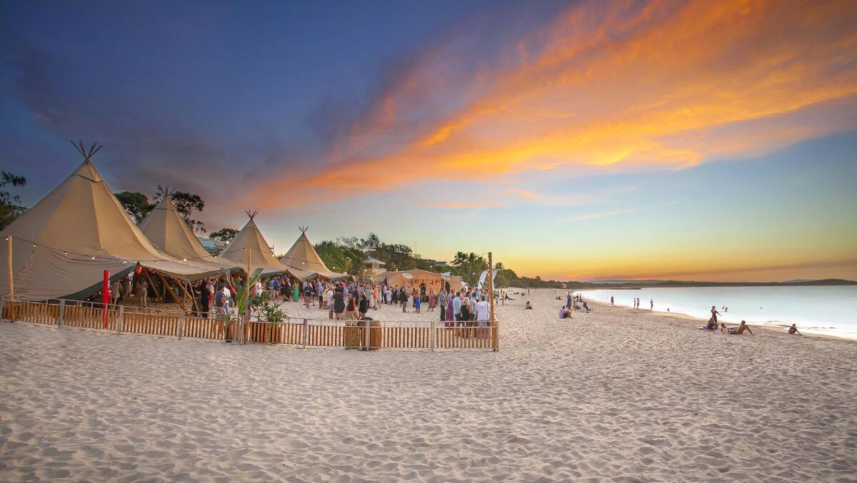 Noosa Main Beach … will be the centre of attention for the food festival next May.