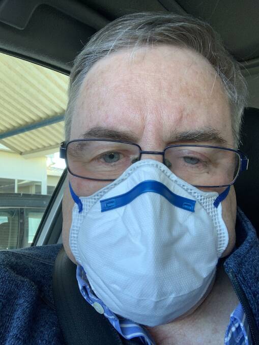 MAN IN THE MASK: Nowra surgeon Martin Jones wants people to get comfortable with wearing masks to protect others and themselves.