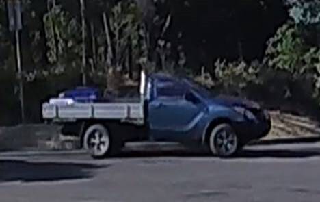 Police wish to speak with the owner of this Mazda BT50 ute, believed to be a 2014 to 2016 model.