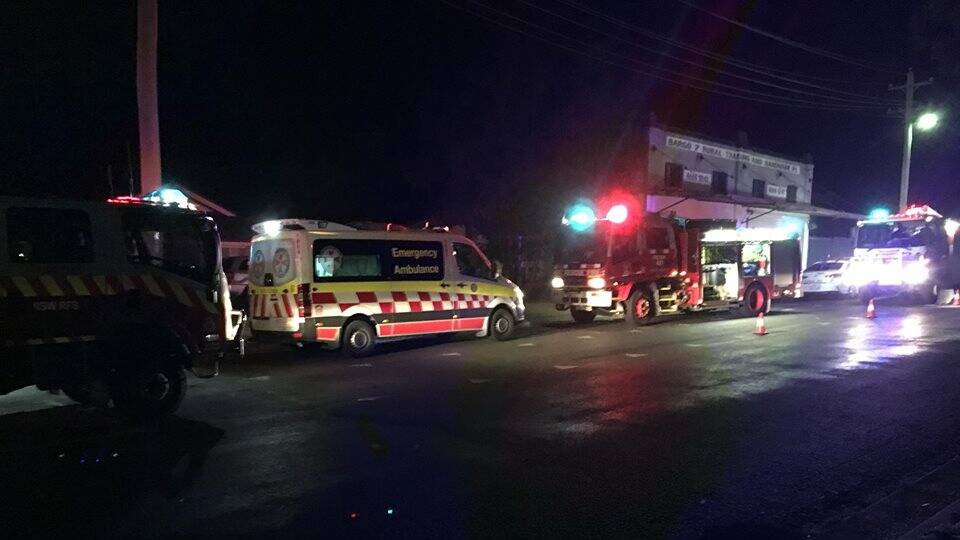 Emergency service crews were called to a house fire in Bargo on Thursday night. Picture: Bargo Volunteer Rural Fire Brigade