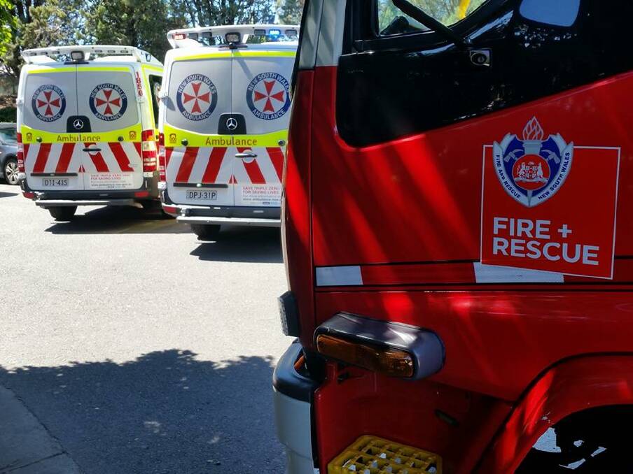 Macarthur emergency service crews are on the scene at Wollondilly Leisure Centre due to a HAZMAT incident on Monday morning: Picture: Picton Fire and Rescue NSW