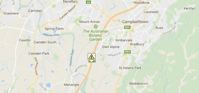 Hume Highway partially closed due to accident