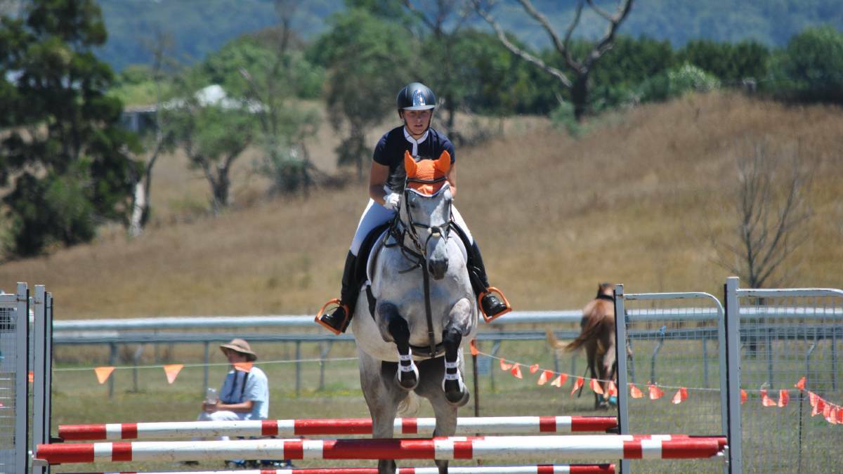 SHOWTIME: Equestrian showjumping from last year's Bowral Show. Photo: Madeline Crittenden. 