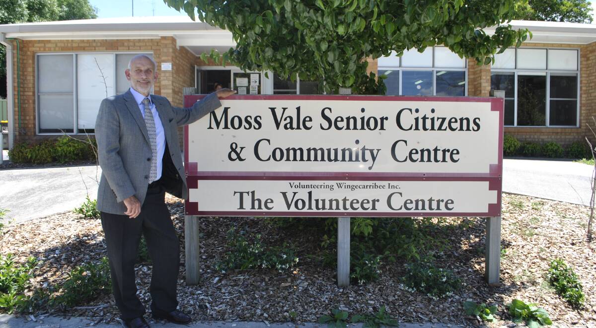 VOLWING: Thomas-Andrew Baxter has retired from his position at the Wingecarribee Volunteer Centre in Moss Vale, which he managed for six years. Photo: Charli Shield. 