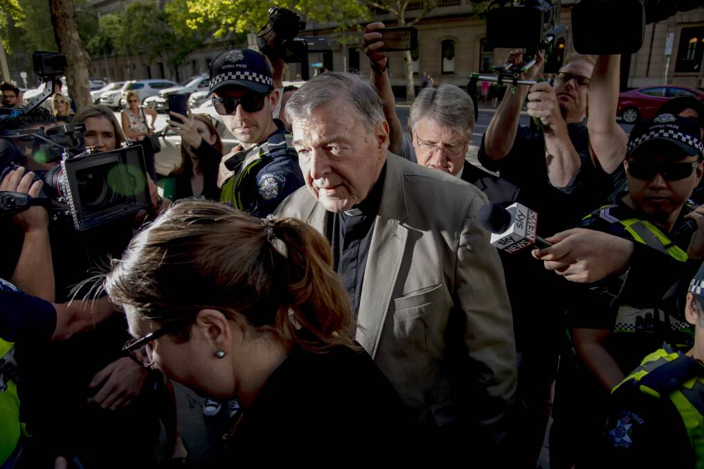 Cardinal George Pell was sentenced to six years in prison for molesting two choirboys in the 1990s. File picture: Andy Brownbill