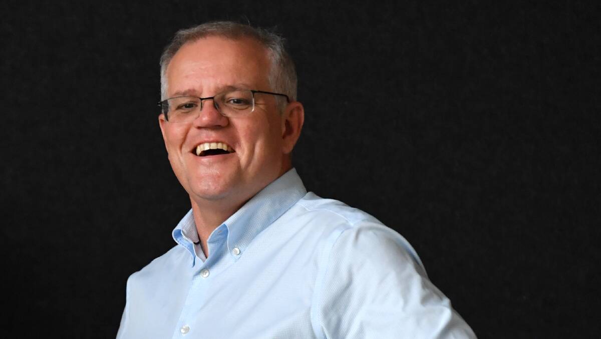 Scott Morrison is running with the line that if you change the government, you change the country. Picture: AAP