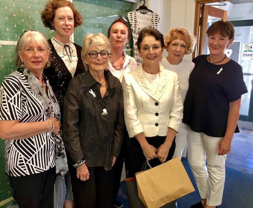 SUPPORT FOR VOLUNTEERS:  Last year Pru Goward attended the White Ribbon Day Designer clothing sale to show her support for this worthy cause