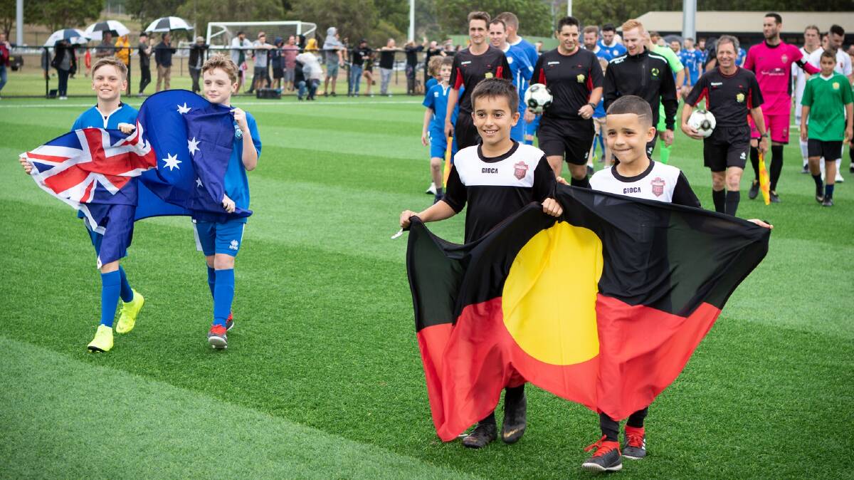Young football stars honoured at high profile sporting fundraiser for bushfires