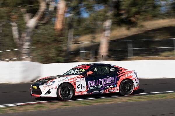 BLOWN AWAY: Lachlan Mineeff and Tom Sargent have been blown away by their first Bathurst outing.