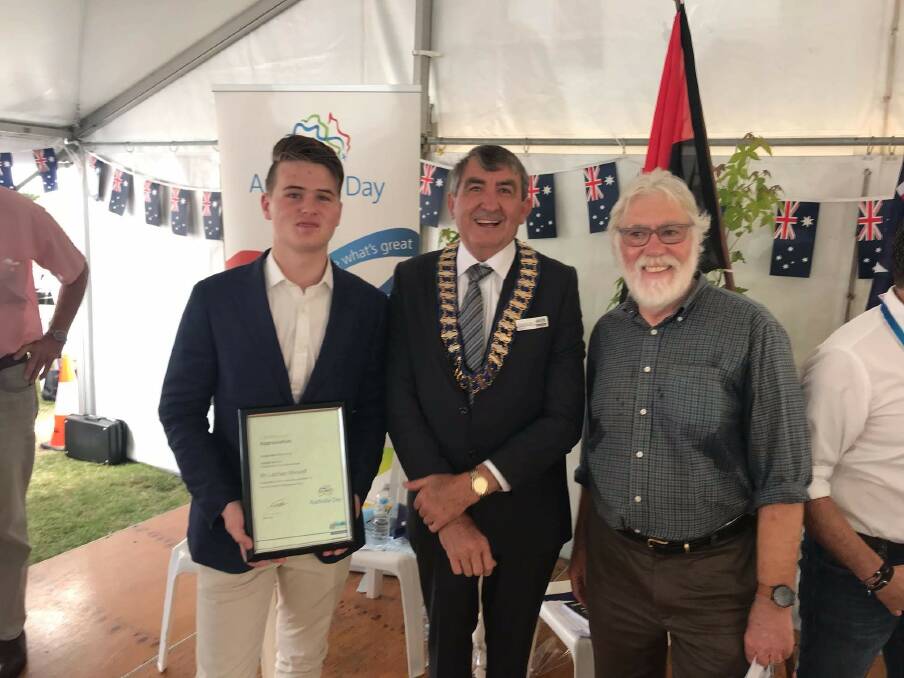 Lachlan Mineeff was a nominee for Southern Highlands Young Citizen of the Year.