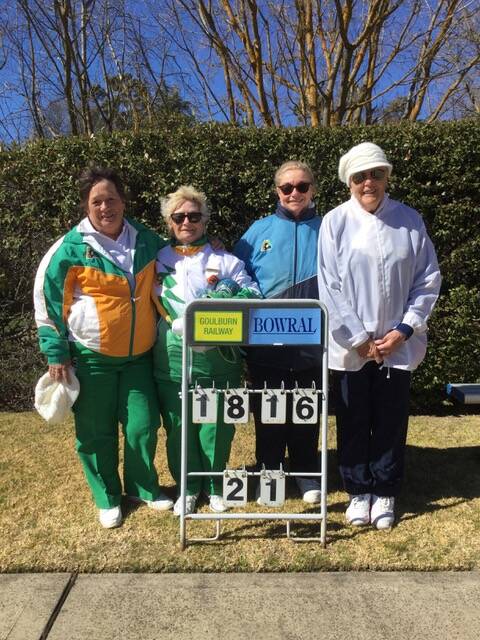 THE LADIES OF THE GREEN: WINNERS : EDITH RICE AND CHERYL CORBY
RUNNERS UP : LYNNE BOSHIER AND BERYL OATES