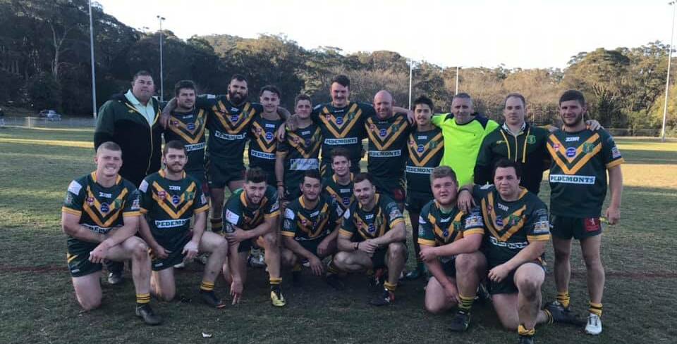 ONE FINAL TIME: Head coach Dan Beardshaw (back row, second to the right) has called time on his coaching career at the Mittagong Lions. Photo supplied by the Mittagong Lions Club. 