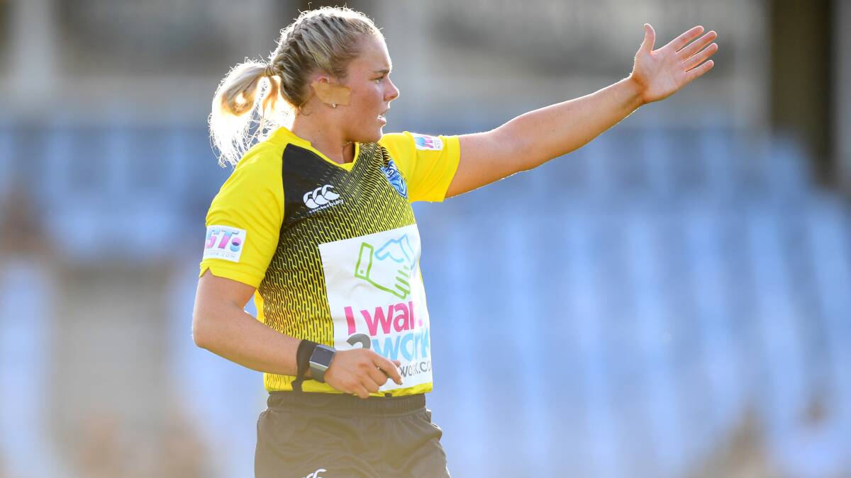 Karra-Lee Nolan has been appointed to cover the Harvey Norman NSW Women's Premiership match making her the first female to do so. Photo: NSWRL.