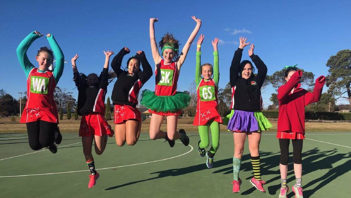 HOORAY!: Netball will return and the players are jumping for joy to get back to playing the game they love. Photo supplied by SHNA.