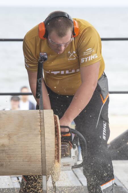 Mittagong maple slayer back for gold at the STIHL Timbersports Australian Championships