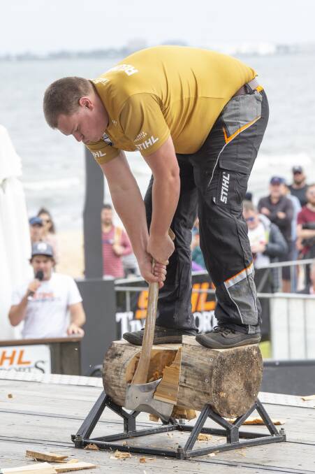 Mittagong maple slayer back for gold at the STIHL Timbersports Australian Championships