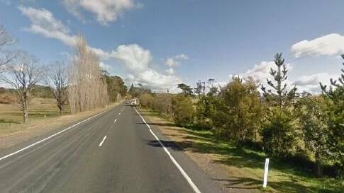 A fallen tree is blocking traffic on the Illawarra Highway near Village Road. It is advised to avoid the area. Photo: File.