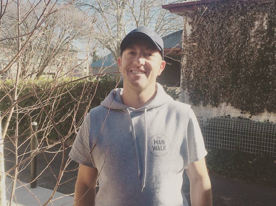 TRAILBLAZER: Ash Druery has set up the Bowral leg for the Man Walk. Any men that need a laugh, a chat and to get things off their chest are encouraged to join. 
