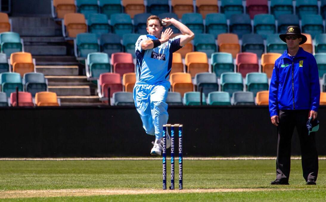PERSISTENCE: Hayden Kerr never gave up on his cricket dreams and now they're paying off with a call up to the NSW Blues. 