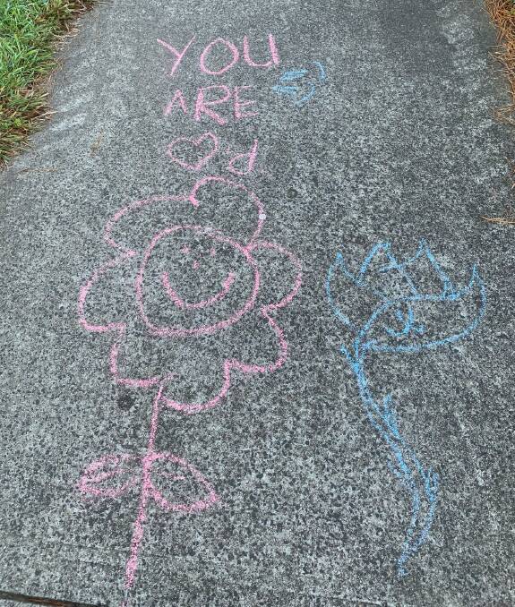Chalk art gets to the heart