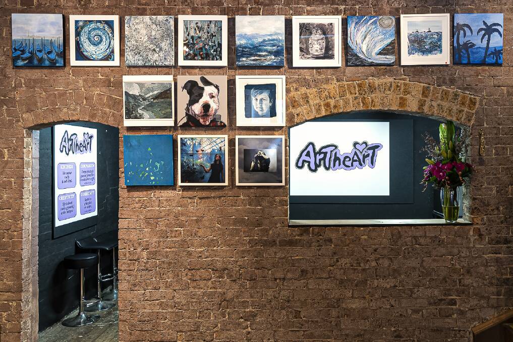 Part of the 2019 ArtHeart Blue Square Art Contest Exhibition.