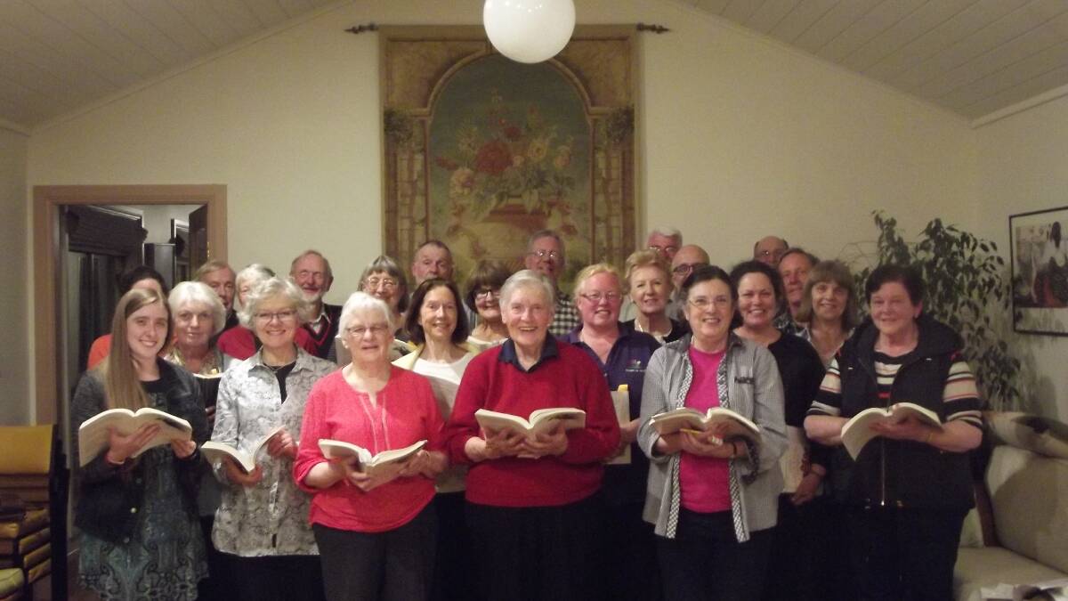 Berrima Singers as set to entertain with carols. Photo: supplied