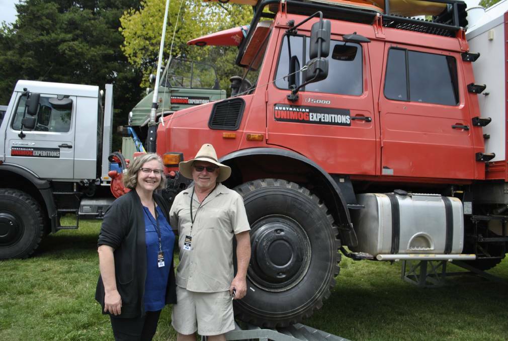 Julie and Jim Curtin from Australian Unimog Expeditions will be among the many returning exhibitors. Photo: file