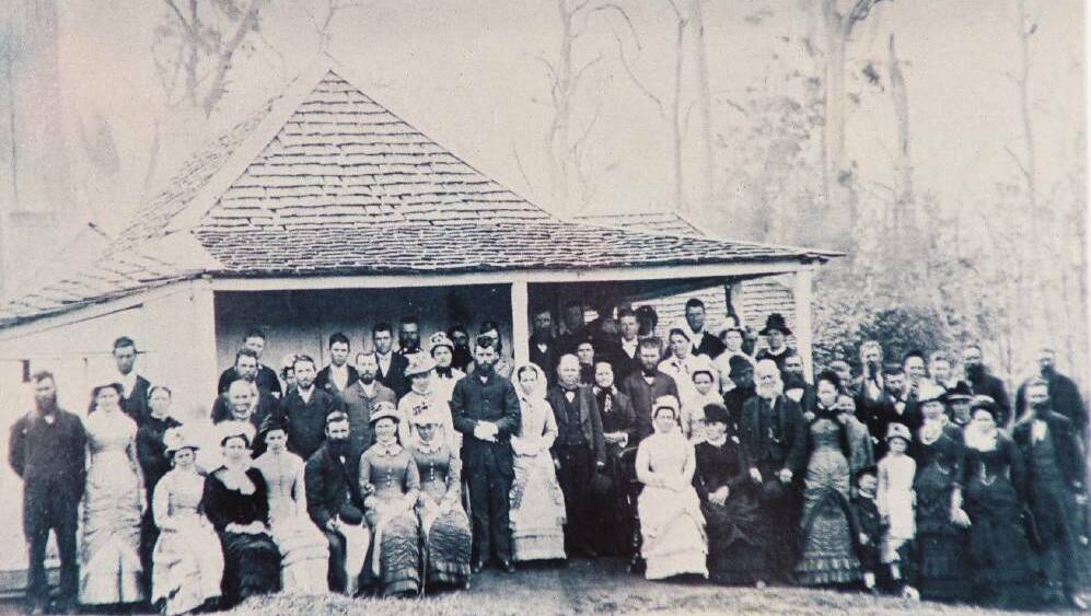 PIONEER UNION: Wedding of Eliza Diggins and Murdo Brooker at East Kangaloon, 1887.