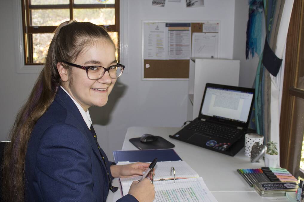 Year 11 Oxley College students Molly O'Meagher is at the top of her game in the Future Lawyers Program. Photo supplied