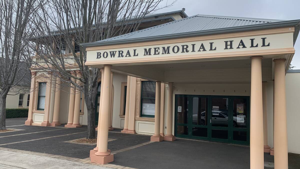 Push for Bowral Memorial Hall renovations to be fast tracked