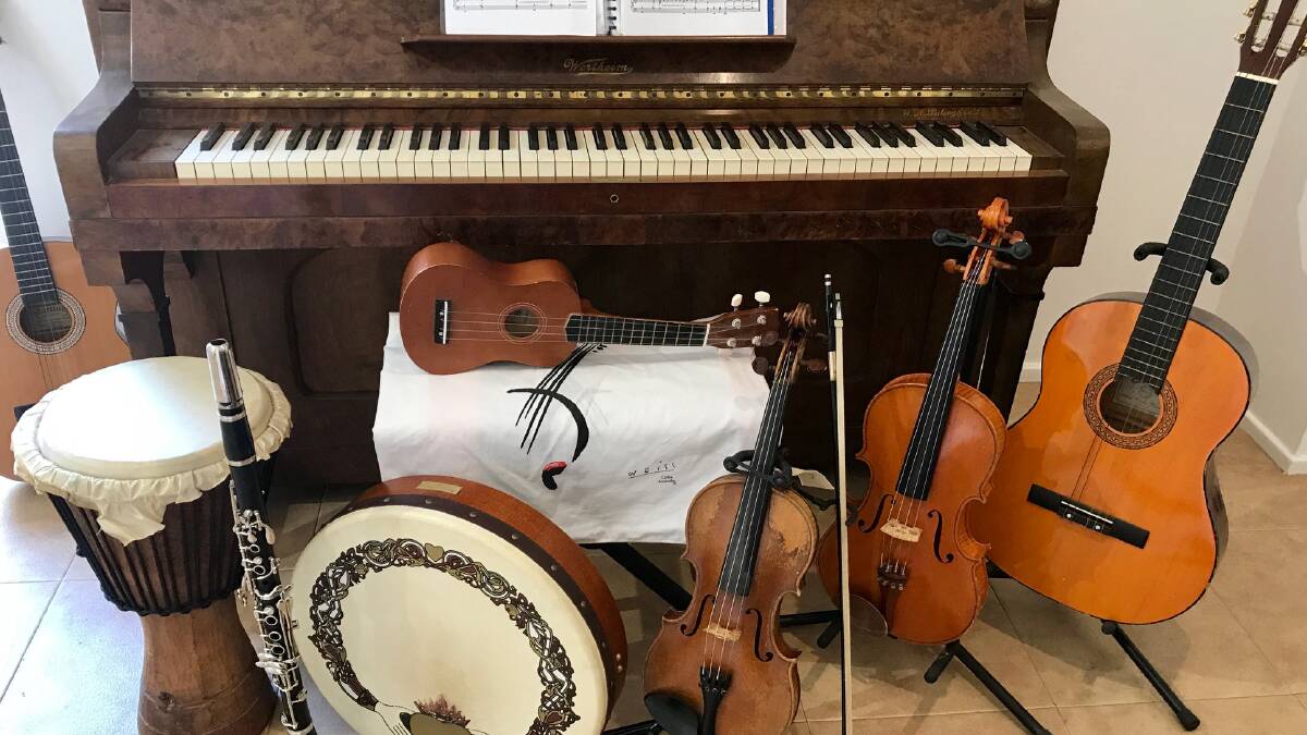Try a musical instrument at Robertson Community Technology Centre