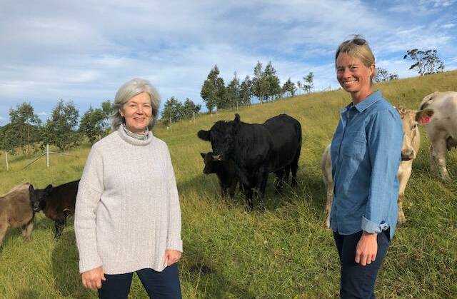 Frances Simons, President and Bec Hogan, Agriculture and Environment Officer at Exeter CWA. Photo supplied