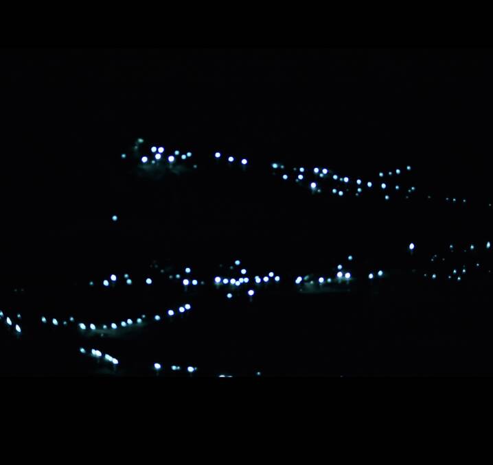 Glow worms at Bundanoon light up the night sky. Photo by Sharon Freeman