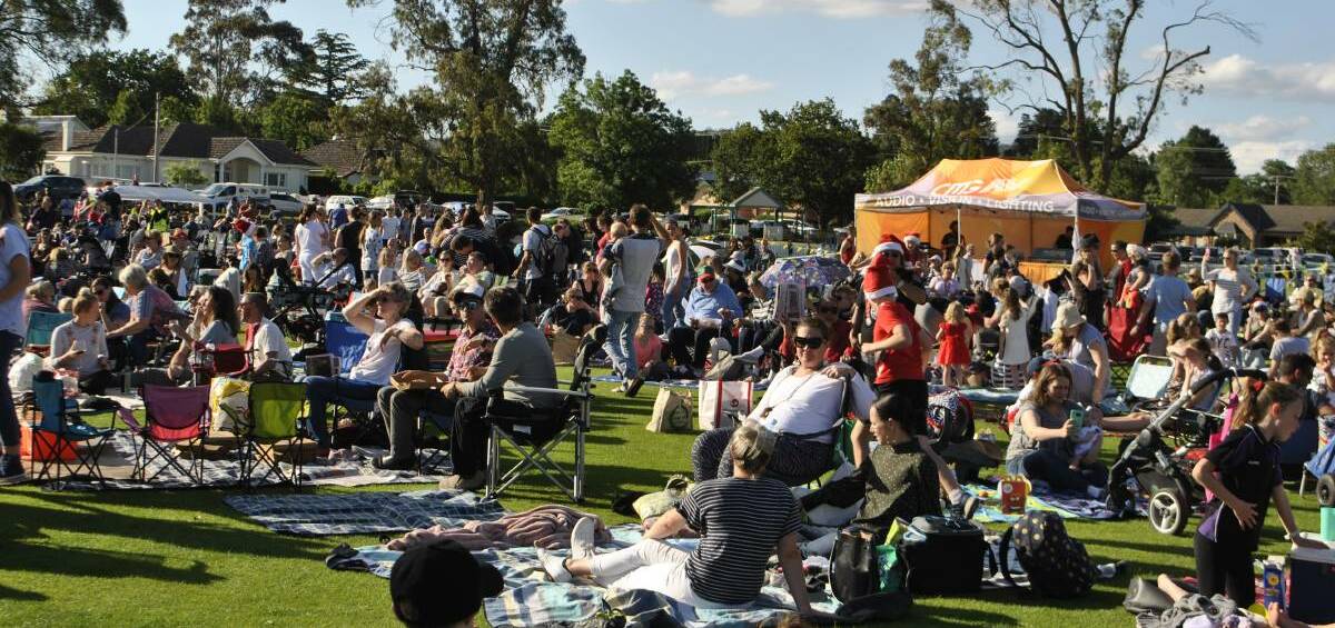 There are plenty of caroling options in the Highlands including the annual Family carols at Bradman Oval/ Photo: file