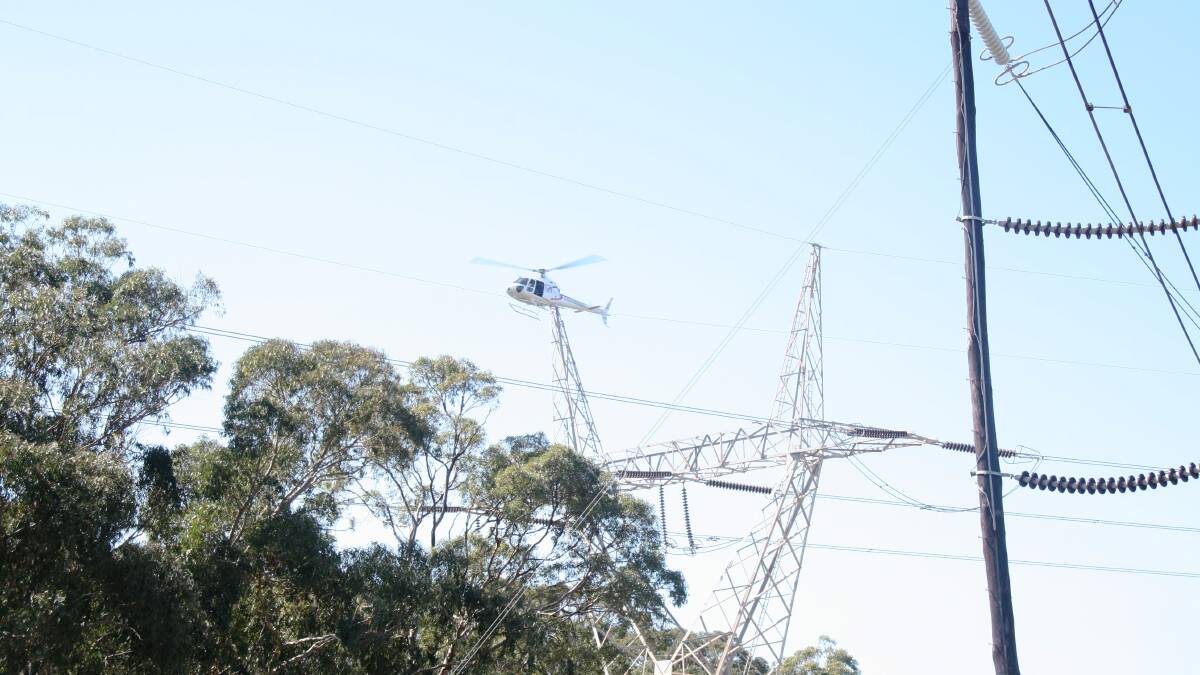 Aerial patrols to check for bushfire risk, powerline conditions